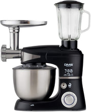Lade das Bild in den Galerie-Viewer, DMS 3 in 1 Küchenmaschine | Knetmaschine und Rührmaschine in einer 5 L Edelstahlschüssel mit Deckel verschiedene Farben