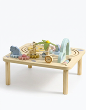 Lade das Bild in den Galerie-Viewer, Navaris Holz Aktivitätstisch Kinder – Lernspielzeug für Motorik, Koordination & Kreativität