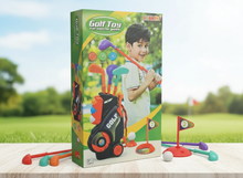 Lade das Bild in den Galerie-Viewer, HYAKIDS Golf Set Spielzeug für Kinder – Kinder Golfspiel mit 3 Golfschlägern & 3 Golfbällen, Lernspielzeug ab 4 Jahre
