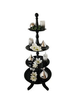 Lade das Bild in den Galerie-Viewer, XXL-Deko-Etagere 4 Ebenen lackiertes Metall Höhe 35-122cm Verschd. Farben letzter G.