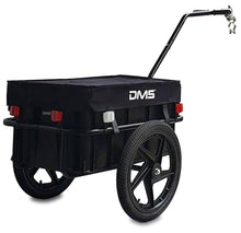Lade das Bild in den Galerie-Viewer, DMS® Fahrradanhänger Lastenanhänger FH-01 mit Kugel-Kupplung für 26–28 Zoll Fahrräder | 70 L Box 60 kg