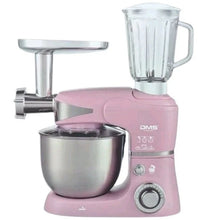 Lade das Bild in den Galerie-Viewer, DMS 3 in 1 Küchenmaschine | Knetmaschine und Rührmaschine in einer 5 L Edelstahlschüssel mit Deckel verschiedene Farben