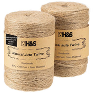 H&S 2X Juteband 183m Schnur - 2er Set Jute Garn - 3mm letzter G.
