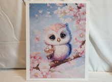 Lade das Bild in den Galerie-Viewer, Eulenbaby Diamond Painting Set Erwachsene und Kinder
