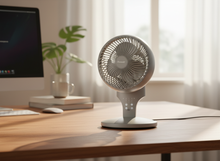 Lade das Bild in den Galerie-Viewer, 360° Ventilator – Flexible Frische für jeden Raum
