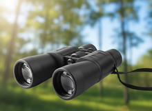 Lade das Bild in den Galerie-Viewer, Fernglas 10x50 – 10x Vergrößerung, 50mm Objektiv, BK-7 Optik, Großes Sehfeld 120m, inkl. Tasche &amp; Zubehör – Ideal für Natur, Vogelbeobachtung &amp; Sport
