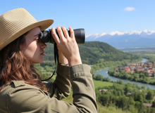Lade das Bild in den Galerie-Viewer, Fernglas 10x50 – 10x Vergrößerung, 50mm Objektiv, BK-7 Optik, Großes Sehfeld 120m, inkl. Tasche &amp; Zubehör – Ideal für Natur, Vogelbeobachtung &amp; Sport
