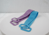 Orbisana 2er Set Körperwaschgürtel – Waschhilfe & Massage für Rücken, Blau & Violett