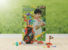 Lade das Bild in den Galerie-Viewer, HYAKIDS Golf Set Spielzeug für Kinder – Kinder Golfspiel mit 3 Golfschlägern &amp; 3 Golfbällen, Lernspielzeug ab 4 Jahre
