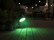 LUMIDA Garden Solar-Spotlight für Garten – schwenkbar, RGB & Warmweiß