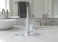 Wilfa Nordental ProClean Elektrische Zahnbürste – oszillierend, 2 Reinigungsmodi, inkl. 8 Ersatzaufsätze
