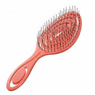 Haarbürste ohne Ziepen - Bürste für Damen, Kinder und Herren - Entwirrbürste auch für Locken & Lange Haare - Nachhaltige Bürste Haarbürsten - Peach