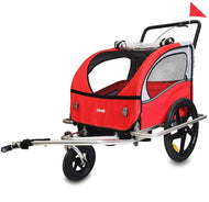 DMS® Fahrradanhänger 2 in 1 Kinderanhänger  p164