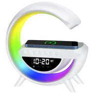 Radiowecker Multi Wecker Bluetooth RGB LED Wireless Charger Station Lautsprecher p.25
