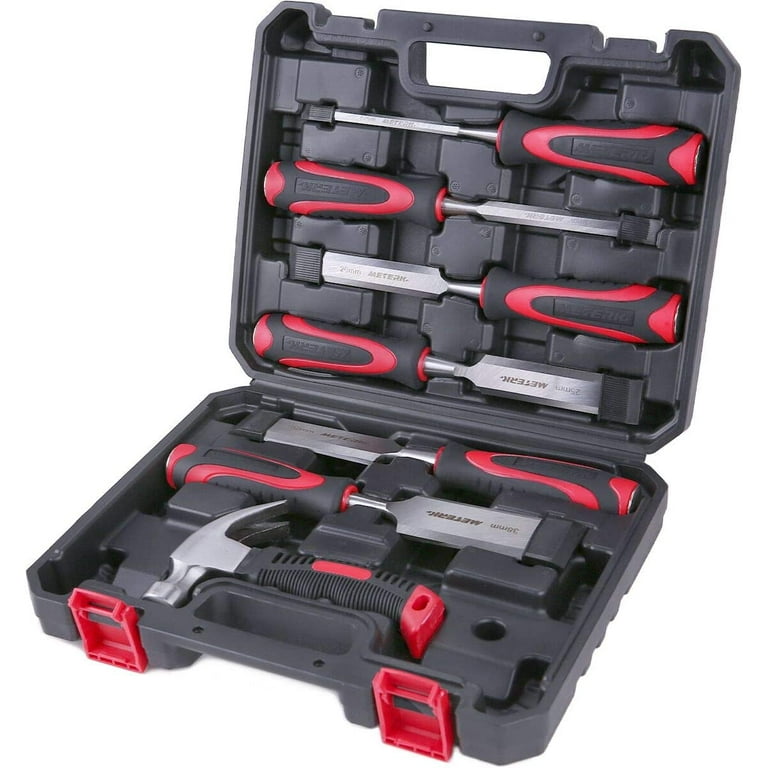 Meterk Wood CHISEL Schnitzwerkzeug Holzbearbeitung 8 tlg.