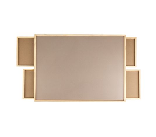 Puzzletisch mit ausziehbaren Elementen, drehbar mit Abdeckung ca. 76,2x56,5x3,3cm p.35