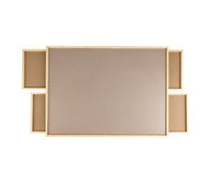Puzzletisch mit ausziehbaren Elementen, drehbar mit Abdeckung ca. 76,2x56,5x3,3cm p.35