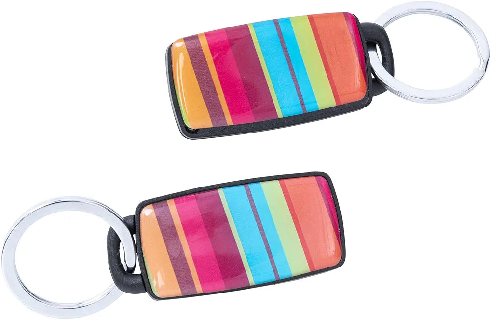 Weltbild Schlüsselfinder 2er-Set – Schlüssel Tracker Anhänger in Regenbogenfarben p.31